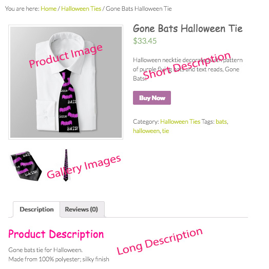 woocommerce product post page