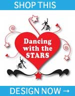 dwts heart and flourish design