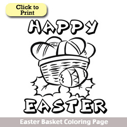 easter coloring page