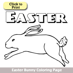 easter coloring page