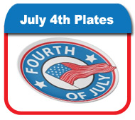 4th of july plates