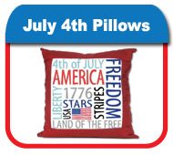 4th of july pillows