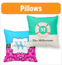 throw pillows