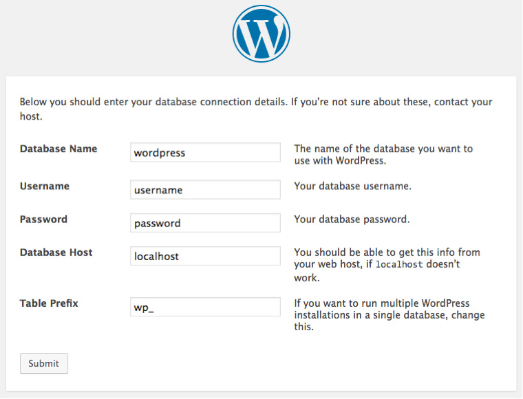 wordpress-database-connection-details