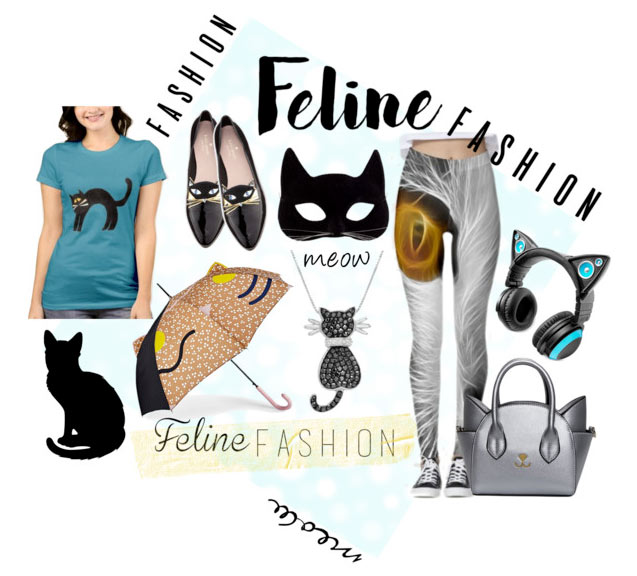 cat themed fashion finds polyvore sets