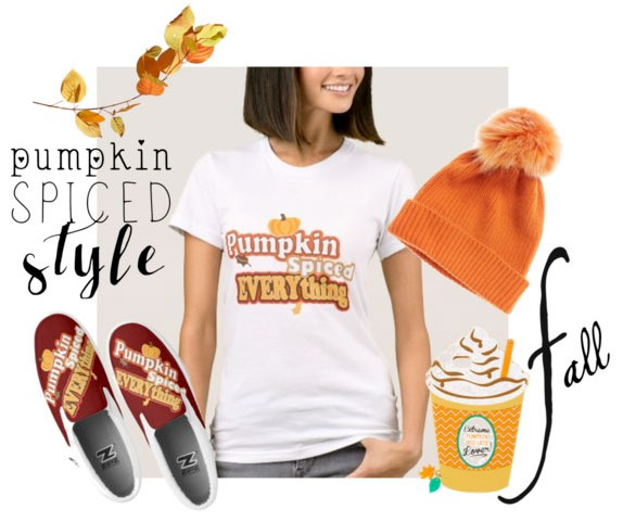 pumpkin spiced fall fashion