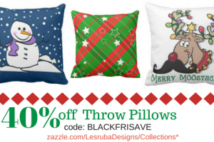 christmas throw pillows black friday 2016