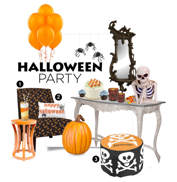 halloween party room decor