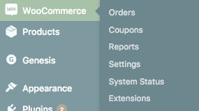 woocommerce tab in wordpress