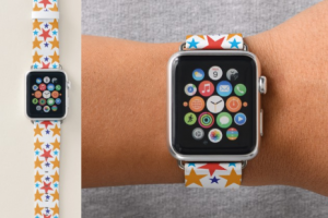 Apple Watch band stars design