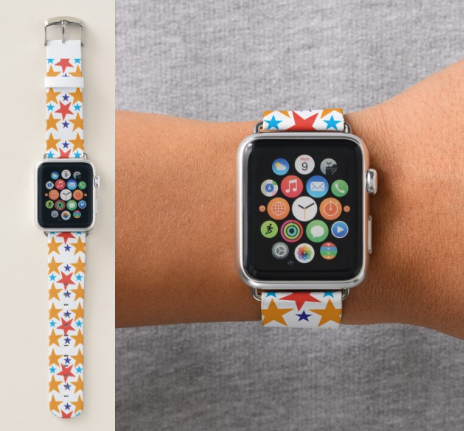 Apple Watch band stars design