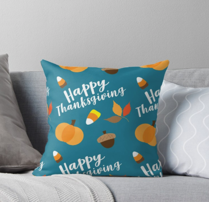 Happy Thanksgiving Pillow