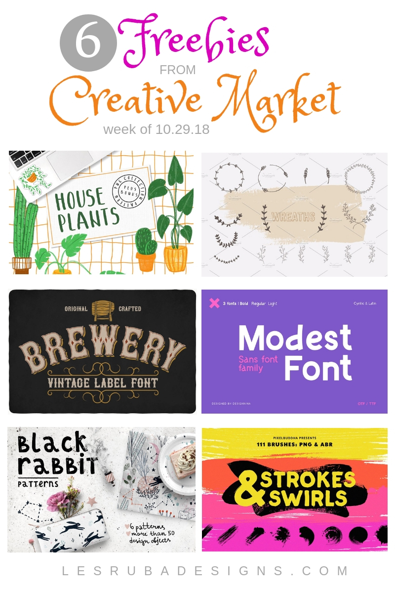 creative market freebies