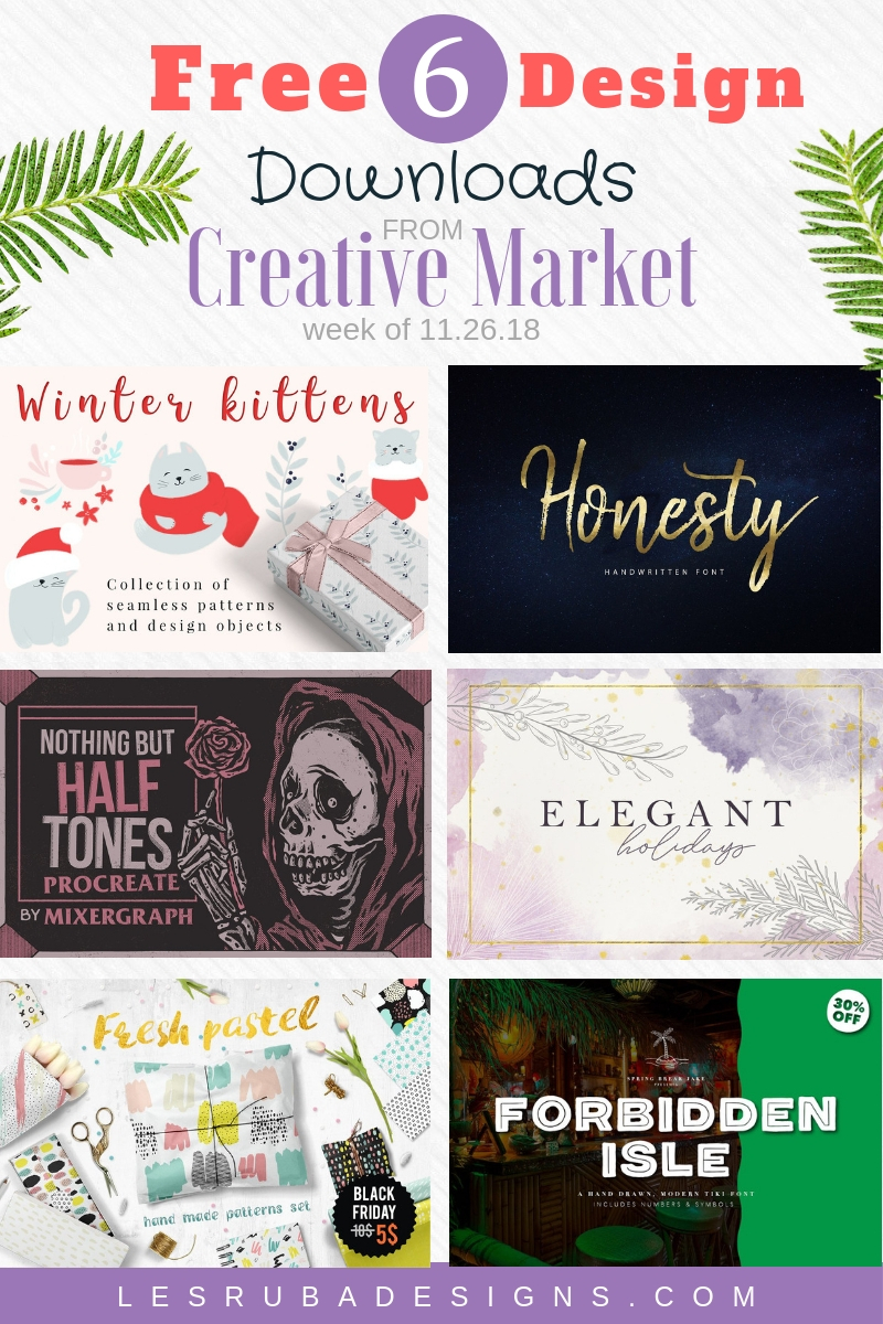 free weekly downloads from creative market