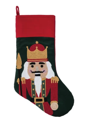 Nutcracker Christmas Stocking