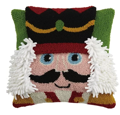 needlepoint nutcracker pillow