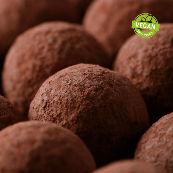 vegan truffles chocolate