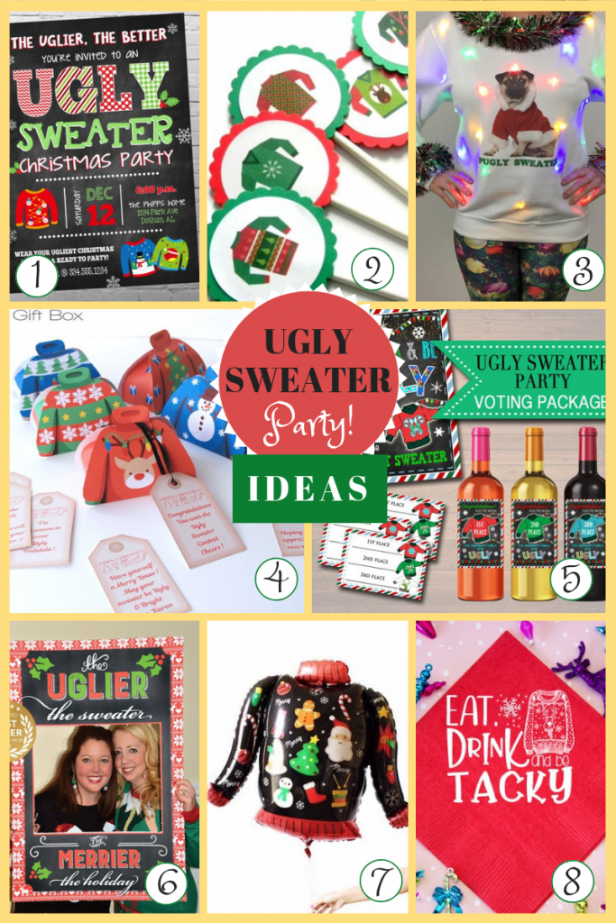 ugly Christmas sweater party ideas