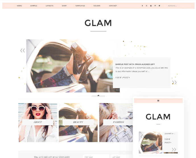 Glam Pro WordPress Theme