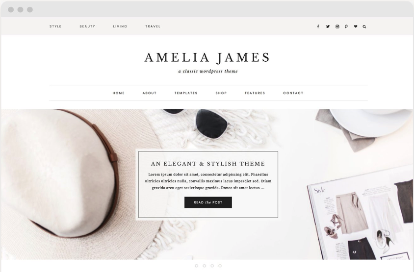 amelia wordpress theme