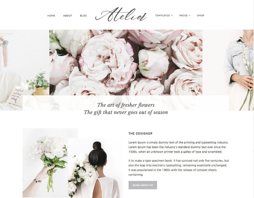 atelier wordpress theme