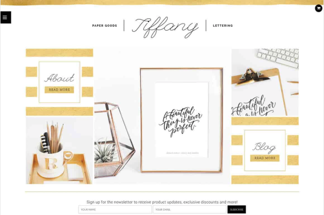 tiffany wordpress theme