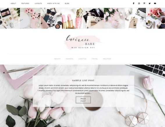 business babe wordpress theme