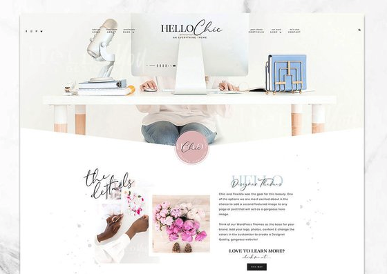 hello chic wordpress theme