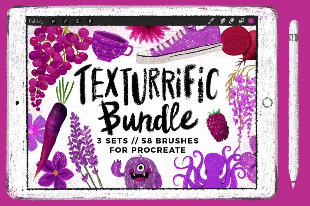 58 texture brushes