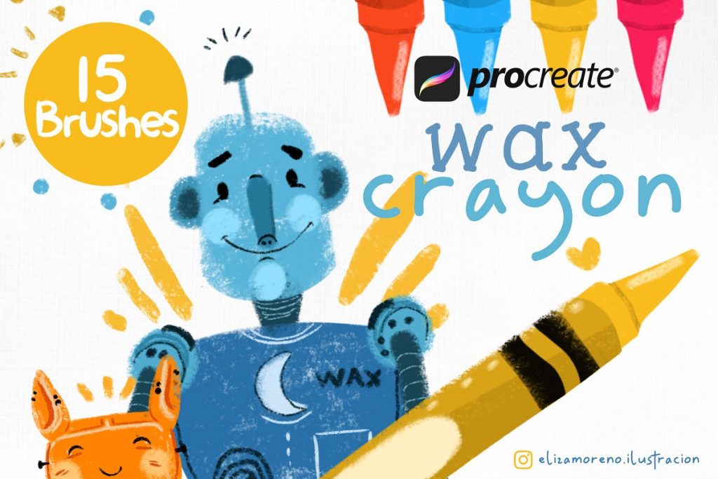 procreate crayon brushes