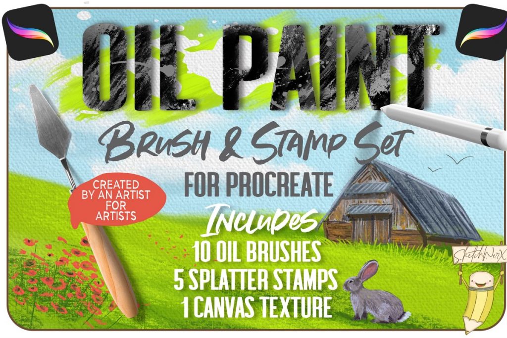 procreate painting brushes