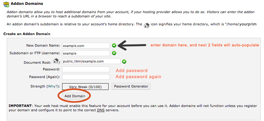 how to add second domain to siteground