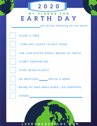 Free earth day printables